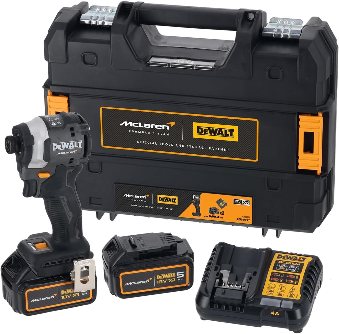 DEWALT X MCLAREN 18V XR 5.0 AH AKÜLÜ DARBELİ TORNAVİDA DCF85MP2T