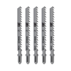 CAT DA06001 5 Parça Profesyonel Ahşap Hızlı/Kaba Kesim Dekupaj Testere Bıçağı, Ucu