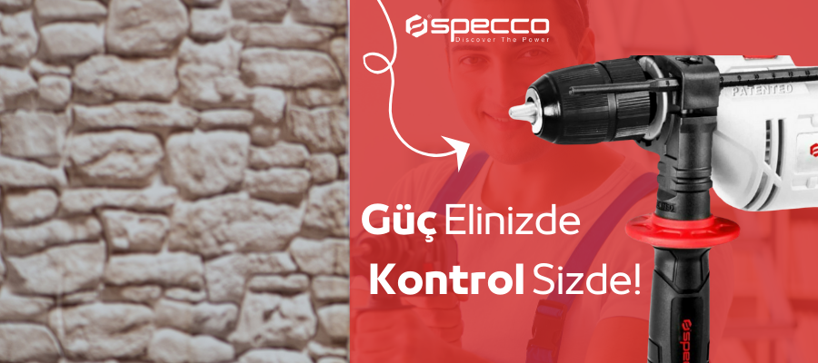 Specco Elektrikli Darbeli Matkap SP-6016A