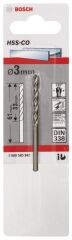 Bosch - HSS-Co Metal Matkap Ucu 3*61 mm 1'li Paket