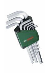 Bosch Home and Garden Alyan Anahtar Takımı Hex 9 Parça - 1600A02BX9