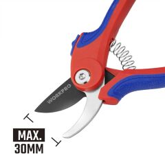 WORKPRO WP332001 180mm Profesyonel Bağ Bahçe Dal Budama Makası