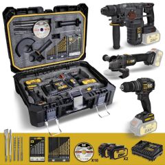 CAT DXK302 DX1010 + DX2150 + DX3131 3 Parça Kombo Set + 39 Parça Aksesuar Seti