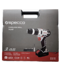 Specco 14.4V Akülü Matkap Vidalama 26 Nm (1.5Ah Çift Akü Seti)