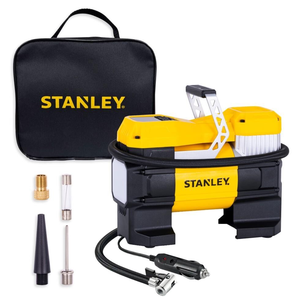 STANLEY SXIF0001 12Volt 150 PSI Dijital Basınç Göstergeli Lastik Şişirme Pompası + Led Lamba