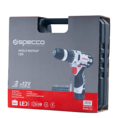 Specco 12V Akülü Matkap Vidalama 24 Nm (1.5Ah Çift Akü Seti)