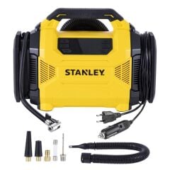 STANLEY SXIF3501 12Volt/220Volt 150 PSI Dijital Basınç Göstergeli Lastik & Yatak Şişirme Pompası + Led Lamba