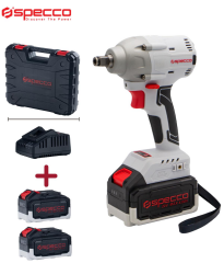 Specco 20V Akülü Somun Sıkma 280 Nm (4.0Ah Çift Akü Seti) (1/2'')