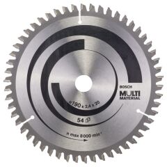 Bosch - Standard for Serisi Çoklu Malzeme için Daire Testere Bıçağı 190*20/16 mm 54 Diş