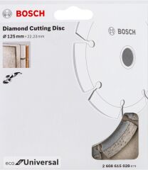 Bosch - Ekonomik Seri Genel Yapı Malzemeleri İçin Elmas Kesme Diski 125 mm