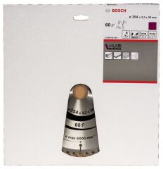 Bosch - Standard for Serisi Çoklu Malzeme için Daire Testere Bıçağı 254*30 mm 60 Diş
