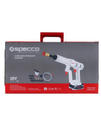 Specco 20V Akülü Yıkama Makinesi 30 Bar (2.0Ah Akü Seti)