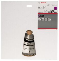 Bosch - Standard for Serisi Çoklu Malzeme için Daire Testere Bıçağı 254*30 mm 96 Diş