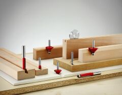 Bosch - Expert Serisi Ahşap İçin Çift Bıçaklı, Tam Sert Metal Kanal Freze Ucu 8*6*51 mm