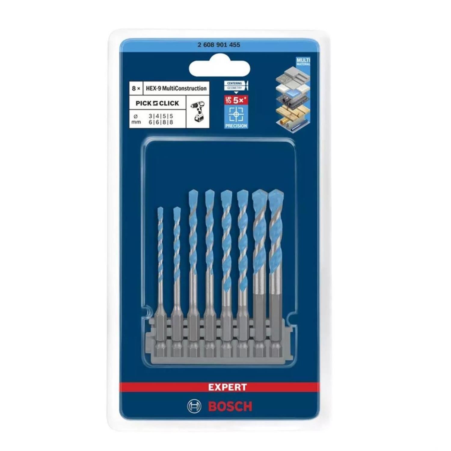 Bosch EXP ImpactC HEX9 MC Beton Matkap Ucu 8'Li - 2608901455