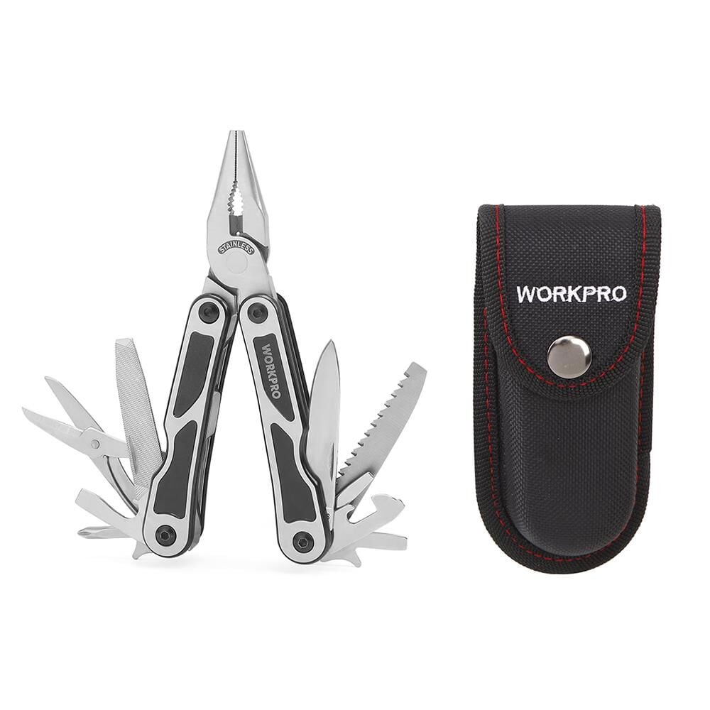 WORKPRO WP382009 15 IN 1 Çok Fonksiyonlu Profesyonel Pense Seti + Taşıma Kılıfı