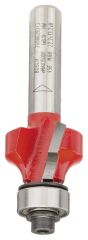 Bosch - Expert Serisi Ahşap İçin Çift Oluklu, Sert Metal Bilye Yataklı Yuvarlama Frezesi 8*4,75*55mm