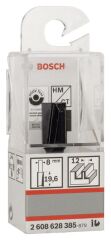 Bosch - Standard Seri Ahşap İçin Çift Oluklu, Sert Metal Düz Freze Ucu 8*12*51mm