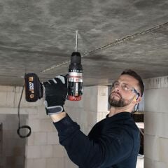 WORX WX354.4SET 20Volt/4.0Ah Li-ion Çift Akülü Kömürsüz Profesyonel Şarjlı Darbeli Matkap + DA01903 201 Parça Delme/Vidalama Uç Seti