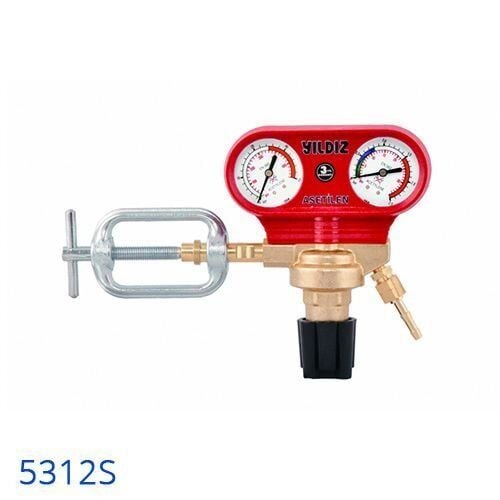 Yıldız 5312S Basınç Düşürücü Asetilen ( Kelepçeli )
