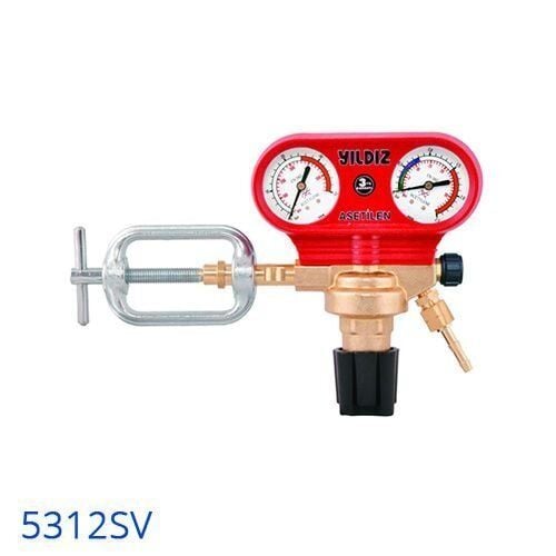 Yıldız 5312SV Basınç Düşürücü Asetilen ( Kelepçeli )