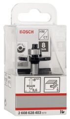 Bosch - Standard Seri Ahşap İçin Çift Oluklu, Sert Metal Bilya Yataklı Diskli Kanal Frezesi 8*32*5*51 mm