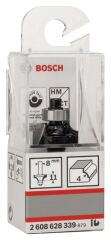 Bosch - Standard Seri Ahşap İçin Çift Oluklu, Sert Metal Bilya Yataklı Yuvarlama Frezesi 8*4*53 mm