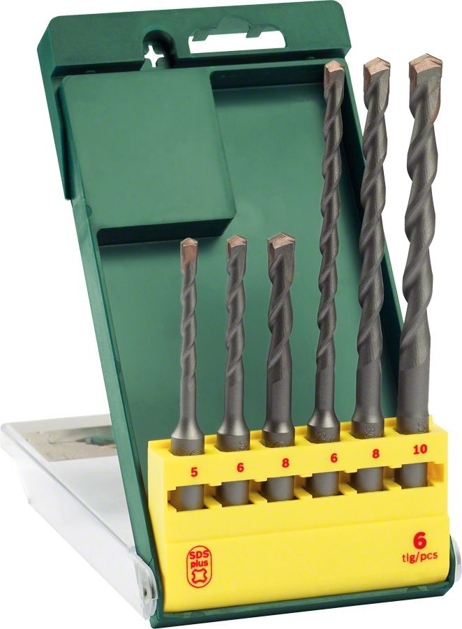 Bosch - SDS-Plus Kırıcı Delici Matkap Ucu Seti 6 Parça (5/6/8x110mm 6/8/10x160mm)