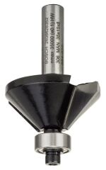 Bosch - Standard Seri Ahşap İçin Çift Oluklu, Sert Metal Bilya Yataklı Pah Açma Frezesi 8*11*45 mm
