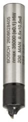 Bosch - Standard Seri Ahşap İçin Tek Oluklu Sert Metal Çeyrek Parmak Freze 8*9,5*41mm