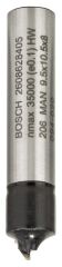 Bosch - Standard Seri Ahşap İçin Tek Oluklu Sert Metal Çeyrek Parmak Freze 8*9,5*41mm