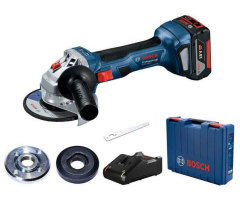Bosch GWS 180-Lı Avuç Taşlama (4 Ah-Tek Akü)
