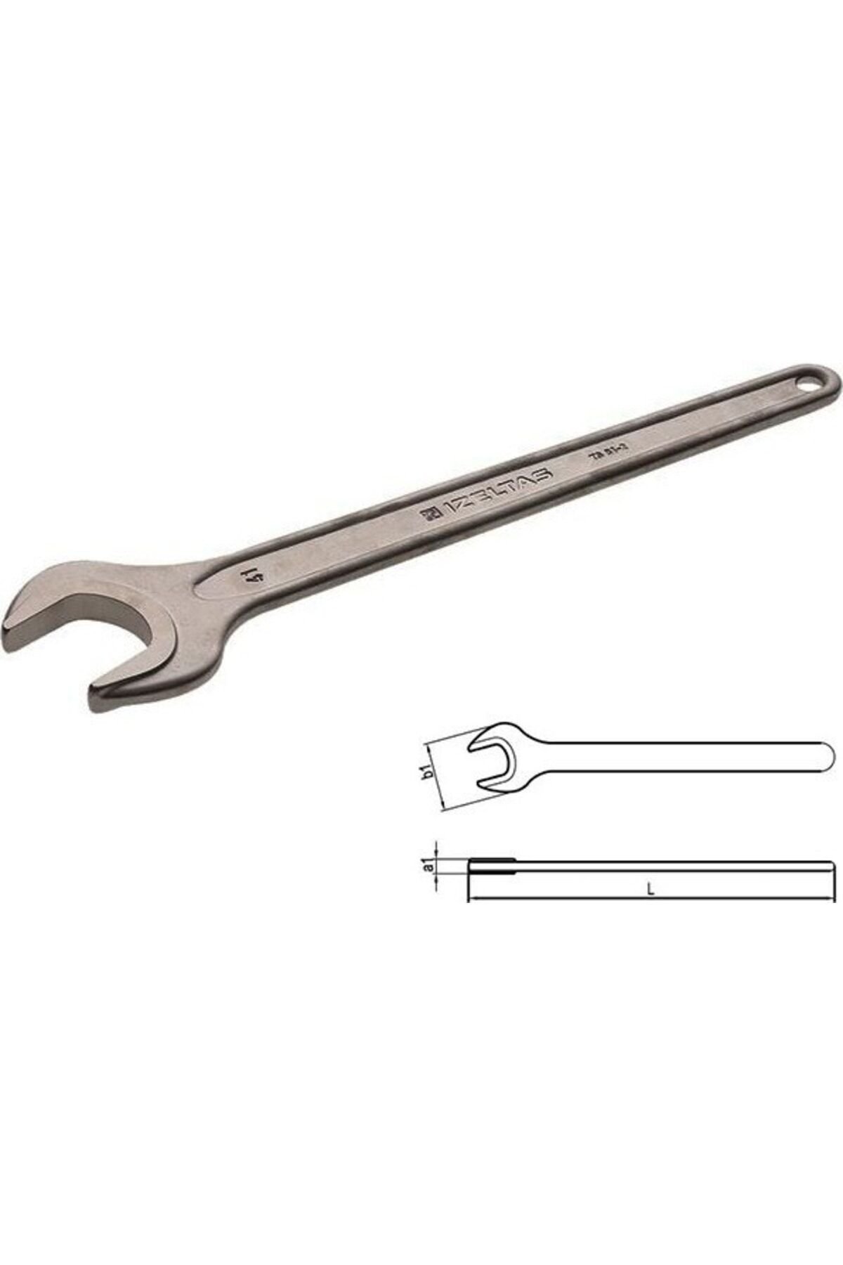 İzeltaş Bir Ağız Taçlı Anahtar 46 mm 0250010046