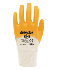 Beybi KN1 Pamuk Astarlı Nitril Eldiven No: 9 - 288 Adet -