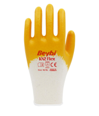 Beybi Kn2 Flex Pamuk Astarlı Nitril Eldiven No:10 - 288 Adet
