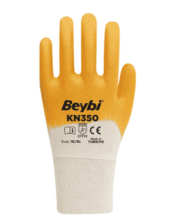 Beybi Kn350 Nitril Eldiven Sarı No: 9 - 288'li Paket