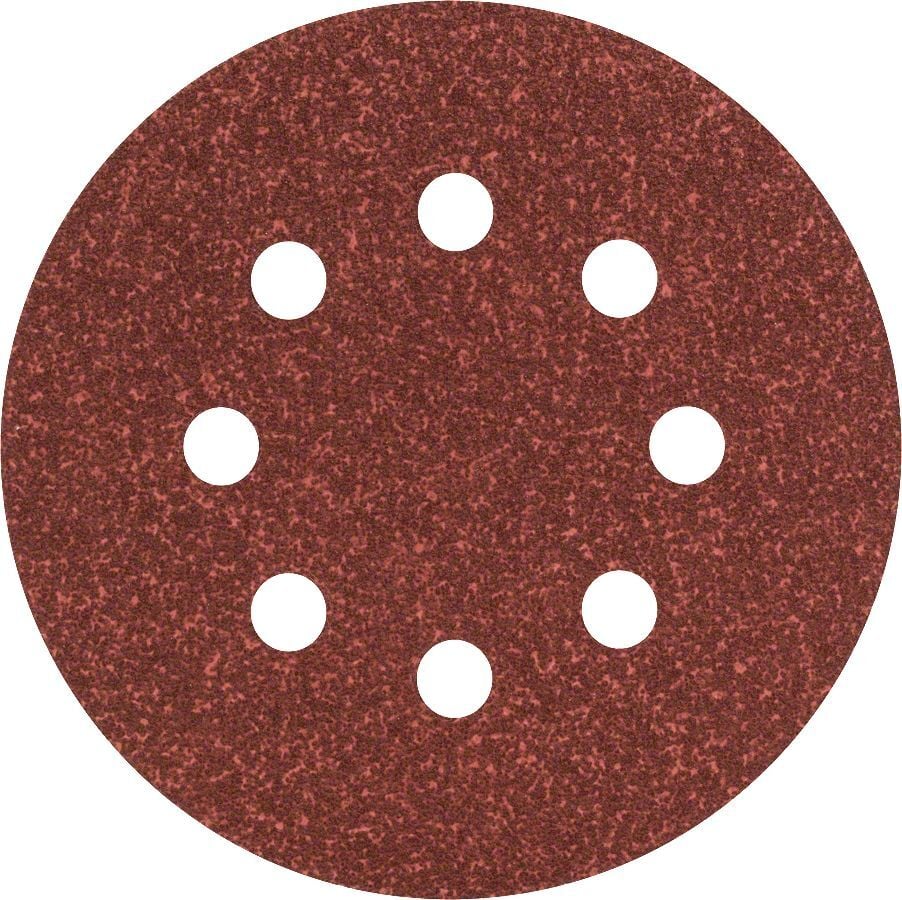 Bosch - Eksantirik Zımpara Kağıdı 5'li, 125 mm 60 Kum 8 Delik