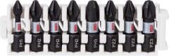 Bosch - Impact Control Serisi Vidalama Ucu 8'li PH1/PH2 x3/PH3/PZ2 x2/PZ3 *25mm