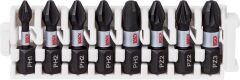 Bosch - Impact Control Serisi Vidalama Ucu 8'li PH1/PH2 x3/PH3/PZ2 x2/PZ3 *25mm