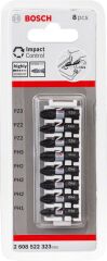Bosch - Impact Control Serisi Vidalama Ucu 8'li PH1/PH2 x3/PH3/PZ2 x2/PZ3 *25mm