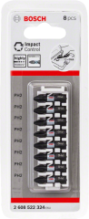 Bosch - Impact Control Serisi Vidalama Ucu 8'li PH2 *25mm