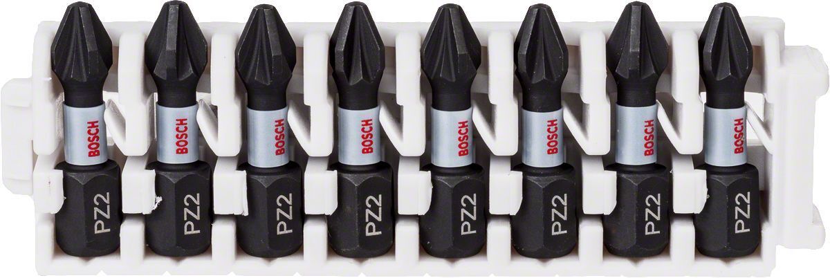 Bosch - Impact Control Serisi Vidalama Ucu 8'li PZ2 *25mm