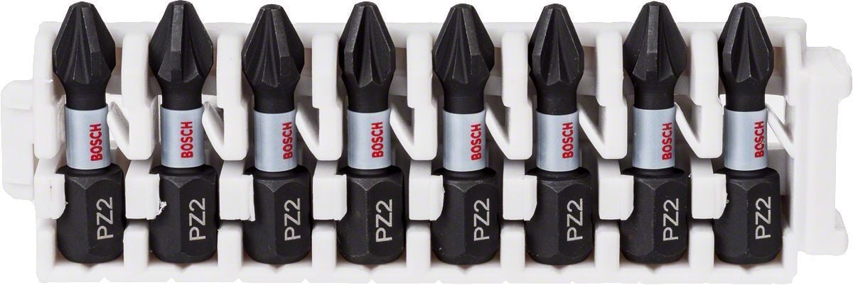 Bosch - Impact Control Serisi Vidalama Ucu 8'li PZ2 *25mm