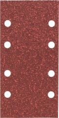 Bosch - Titreşimli Zımpara Kağıdı 10'lu, 93 x 185 mm 40 Kum 8 Delik