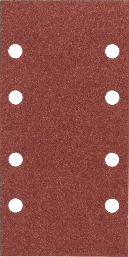 Bosch - Titreşimli Zımpara Kağıdı 10'lu, 93 x 185 mm 120 Kum 8 Delik