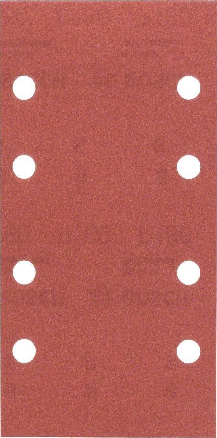 Bosch - Titreşimli Zımpara Kağıdı 10'lu, 93 x 185 mm 180 Kum 8 Delik