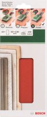 Bosch - Titreşimli Zımpara Kağıdı 10'lu, 93 x 230 mm 240 Kum 8 Delik