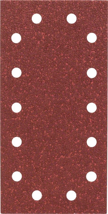 Bosch - Titreşimli Zımpara Kağıdı 10'lu, 115 x 230 mm 40 Kum 14 Delik