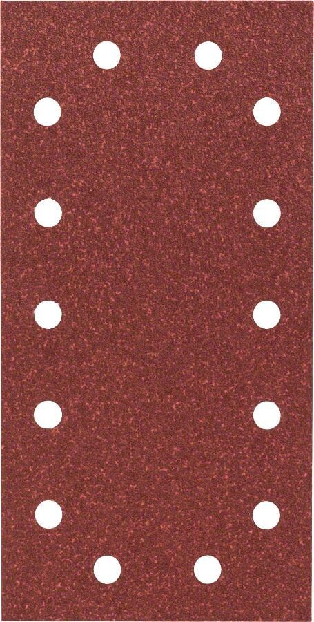 Bosch - Titreşimli Zımpara Kağıdı 10'lu, 115 x 230 mm 60 Kum 14 Delik