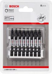 Bosch - Impact Control Serisi Çift Taraflı Vidalama Ucu 8'li T20 *65mm